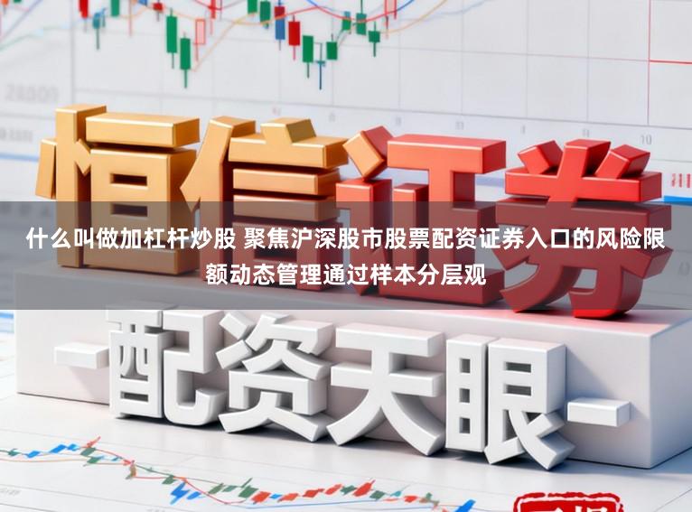 什么叫做加杠杆炒股 聚焦沪深股市股票配资证券入口的风险限额动态管理通过样本分层观