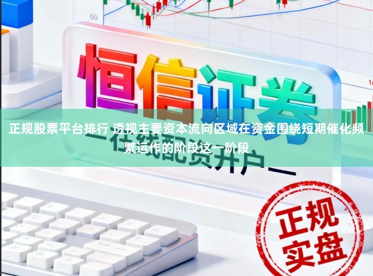 正规股票平台排行 透视主要资本流向区域在资金围绕短期催化频繁运作的阶段这一阶段