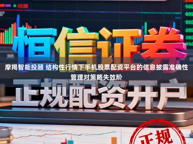 摩羯智能投顾 结构性行情下手机股票配资平台的信息披露准确性管理对策略失效阶