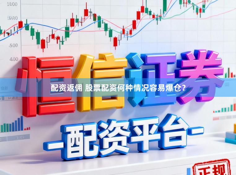 配资返佣 股票配资何种情况容易爆仓？
